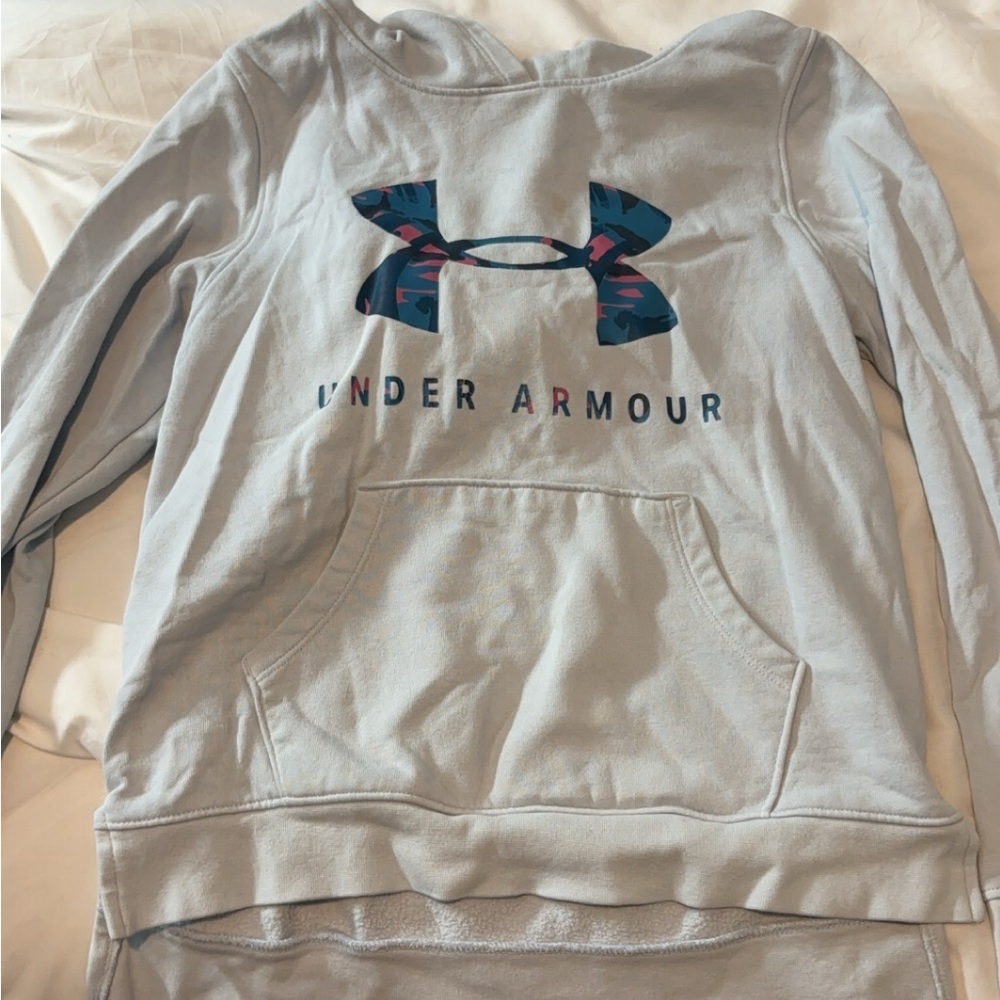 Under Armour Gray Hoodie with Logo